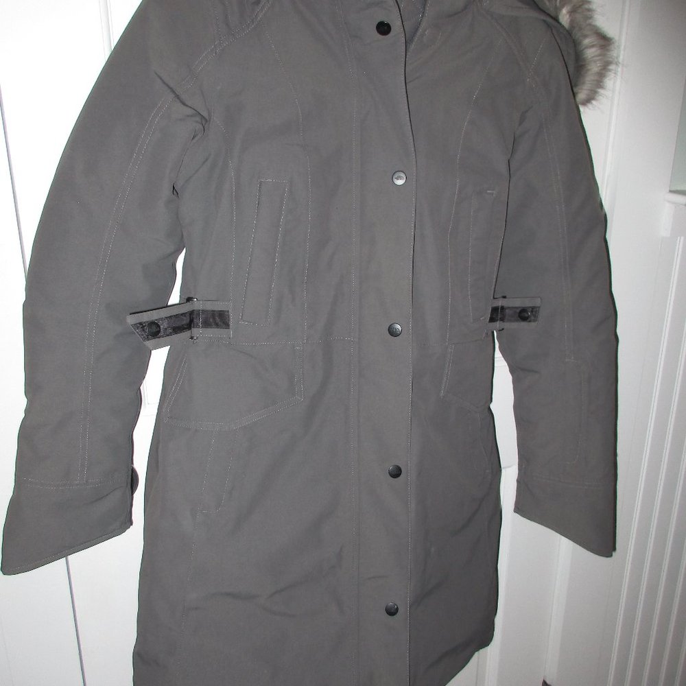 NORTH FACE women's brown dryvent down coat, size S